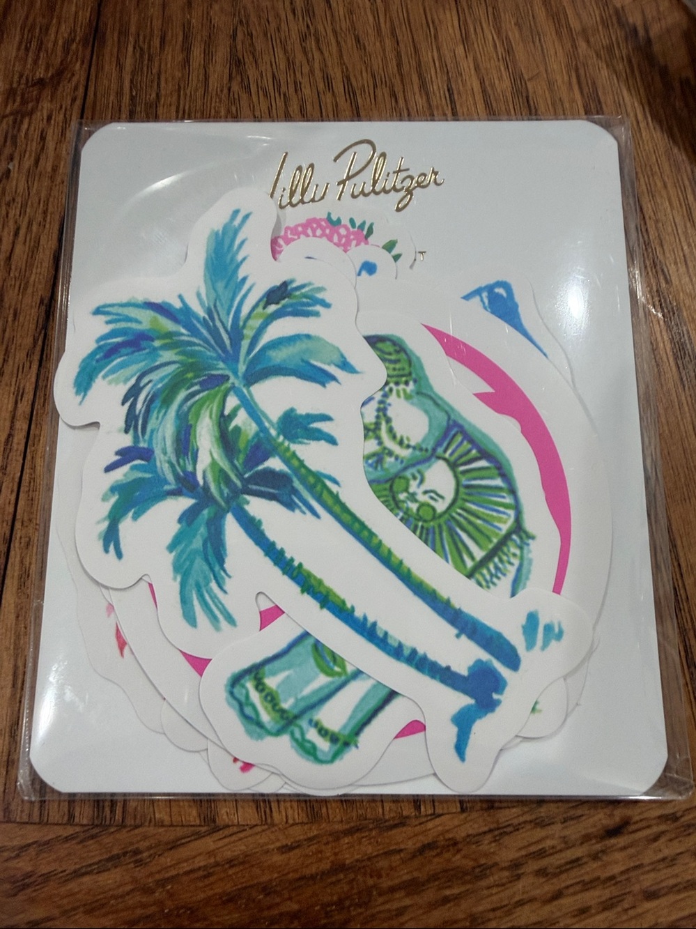 Lilly Pulitzer Jumbo Set of Stickers NEW IN pack